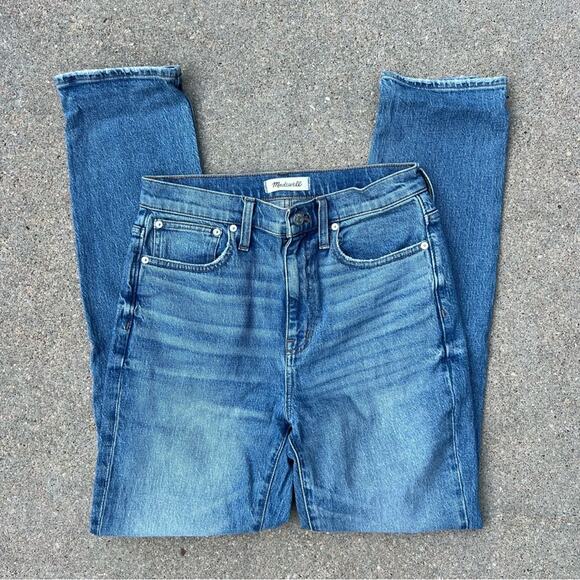 Madewell The Tall High-Rise Slim Boyjean in Neal Wash: TENCEL™ Denim Edition 26T - Picture 2 of 6